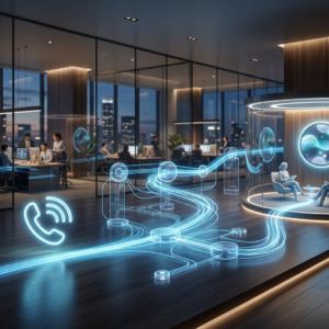 Complete professional system (end-to-end experience)-automated voice attendant